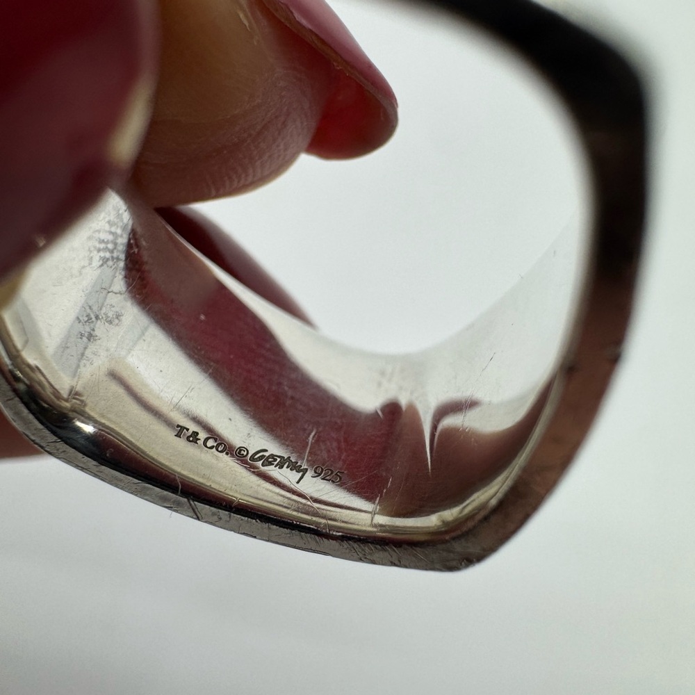 Tiffany Frank Gehry Torque square ring. - Picture 4 of 6